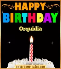GIF GiF Happy Birthday Orquidia
